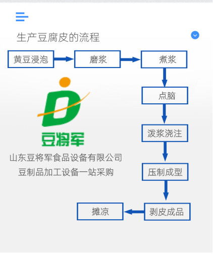 河北豆腐皮機器 商用不銹鋼大型豆制品加工設備，免費安裝培訓一站式服務